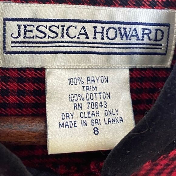 Vintage Jessica Howard Plaid Skirt Set - Picture 6 of 6